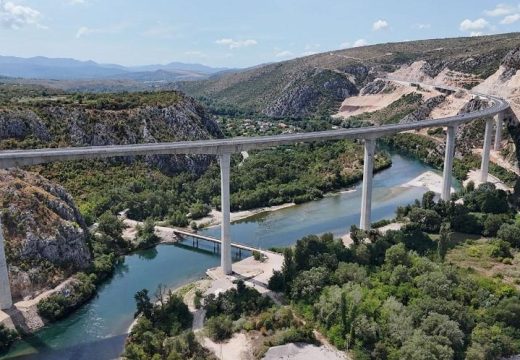 Gorostas iznad Neretve: Most “Hercegovina” uskoro u funkciji (Foto)