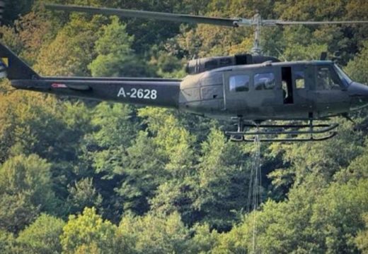 Nacionalni park “Drina”: Helikopter servisa Republike Srpske ponovo uključen u gašenje vatre