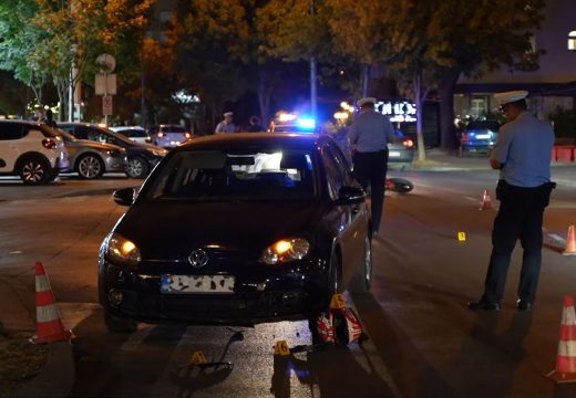 Bijeljina: Sudar ispred kafića, vozač u bolnici (VIDEO)