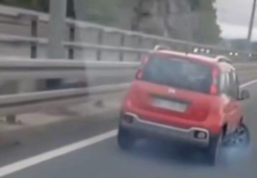 I to je moguće: U Rijeci vozio automobil sa tri točka (Video)
