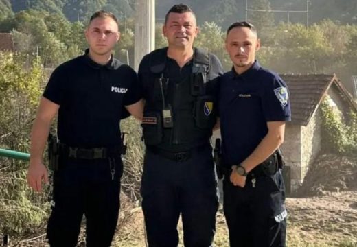 Pokazali veliku hrabrost: Mladi policajci iz BiH spasili šest osoba u Jablanici