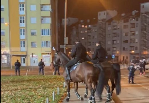 Velike mjere bezbjednosti: Policija svuda oko Gradskog stadiona u Banjaluci (Video)