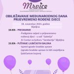 18. novembra: Bijeljina obilježava Međunarodni dan prijevremeno rođene djece