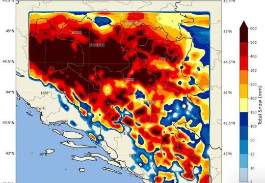 “Pozivamo sve građane da ozbiljno shvate nadolazeće padavine “: Gdje će u BiH pasti metar i po snijega?