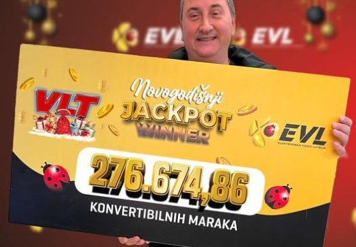 Nevjerovatna sreća u Kozarcu: Osvojeno preko 276.000 KM u novogodišnjem džekpotu! (Video)