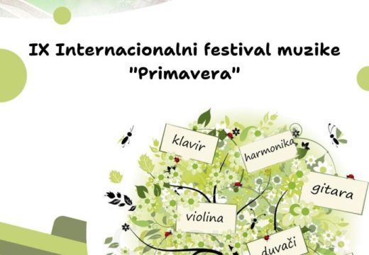 BIJELJINA: IX Internacionalni festival muzike ”Primavera”, 27. – 30. marta 2025.