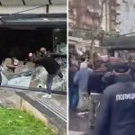 Makedonija: Bijesni građani demolirali kafić vlasnika diskoteke u kojoj je izbio požar (Video)