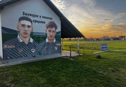 Posvetili mural dvojici tragično nastradalih Bijeljinaca: “Zauvijek ćemo se sjećati njihove dobrote” (Foto)