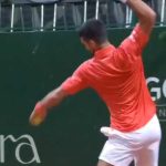 Tenis: Đoković iznerviran lomio reket (Video)