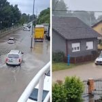 Ulice pod vodom: Jaka kiša zahvatila Dalmaciju i Petrinju