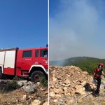 Požar kod Gruda i dalje bjesni: Vatra zahvatila više od 100.000 kvadrata šume