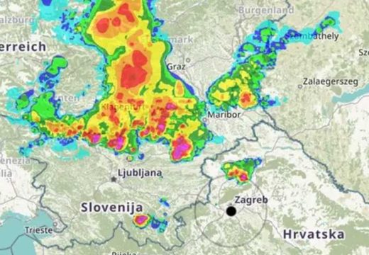Region: Grmljavinsko nevrijeme stiže u Hrvatsku