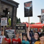 Lopare: Održan skup protiv rudnika litijuma i protesna šetnja „Majevica bez rudnika!“ (Foto)