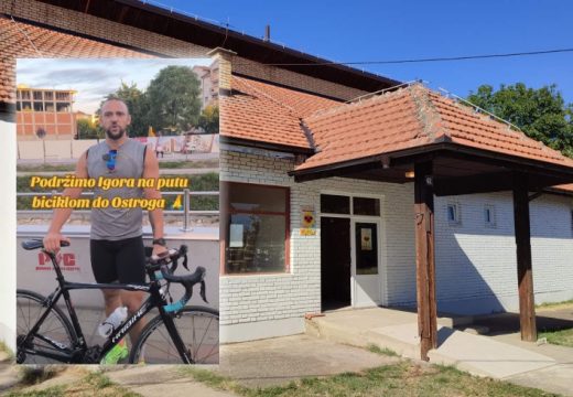 Iz Bijeljine biciklom do Ostroga za Suncokrete: Humanitarna misija fitnes trenera Igora Koprivice