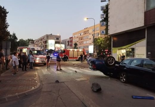 Banjaluka: Kakva kazna čeka vozača koji je izazvao karambol na kružnom toku
