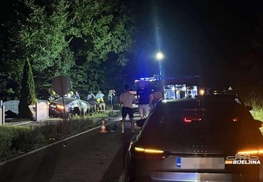 Poginula jedna osoba: Teška nesreća na putu Bijeljina – Ugljevik