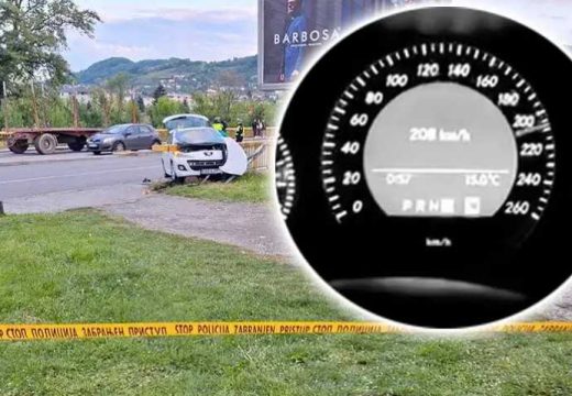 RS: Osumnjičeni za pogibiju pedagogice u Banjaluci snimao kako vozi 208 km/h! (Video)