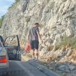 “Hajde da slijedimo ovaj primjer”: Turista satima čekao na granici, pa odlučio da pokupi smeće (Video)