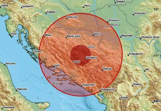 BiH: Zemljotres u Zenici