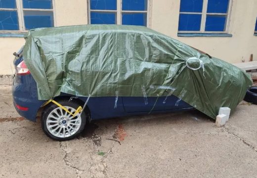 Izgorjelo auto Nebojše Vukanovića: Vozilo prevezeno u krug PU Trebinje
