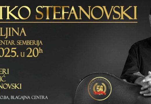 23. oktobra: Vlatko Stefanovski započinje turneju u Bijeljini
