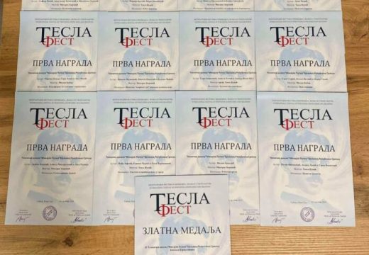 Bijeljina: Nova priznanja za Tehničku školu “Mihajlo Pupin“ na Tesla Festu u Novom Sadu (Foto)