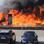 Beograd: Veliki požar u “Ćacilendu”; Kulja crni dim (Video)