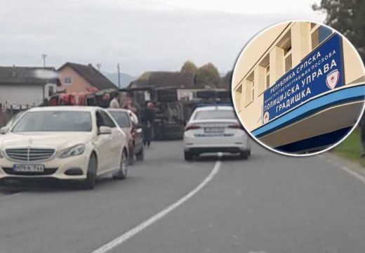 Oglasila se policija o nesreći kod Gradiške: Jedna osoba izgubila život