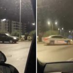 Nesvakidašnja scena: Policija pod rotacijom jurila automobil u kružnom toku (Video)