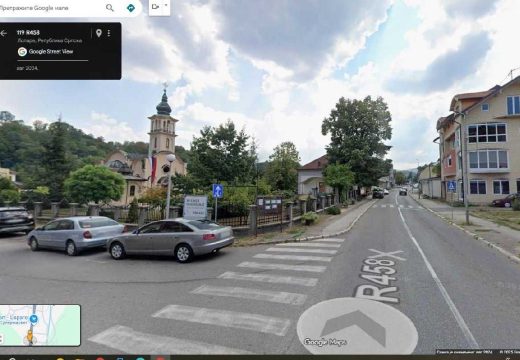 Lopare: Prikaz ulica na Gugl mapama