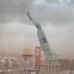 Snimak koji je obišao svijet: Trenutak kada se ruši Kip slobode u Brazilu (Video)