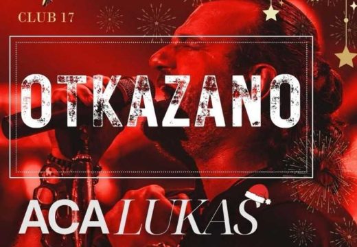 RS: Otkazan koncert Ace Lukasa u Banjaluci